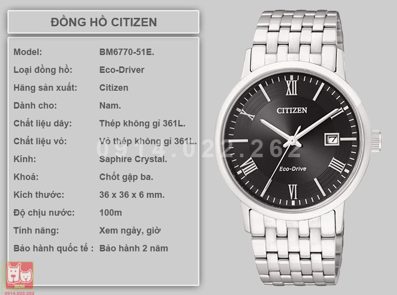 bunshop.vn|citizen nam bm6770-51e giá rẻ