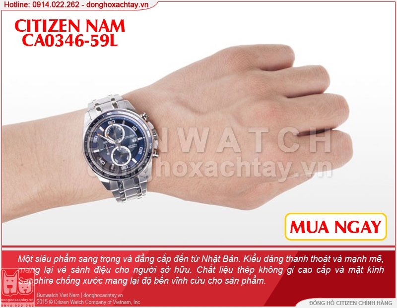donghoxachtay.vn|đồng hồ nam citizen ca0346-59l