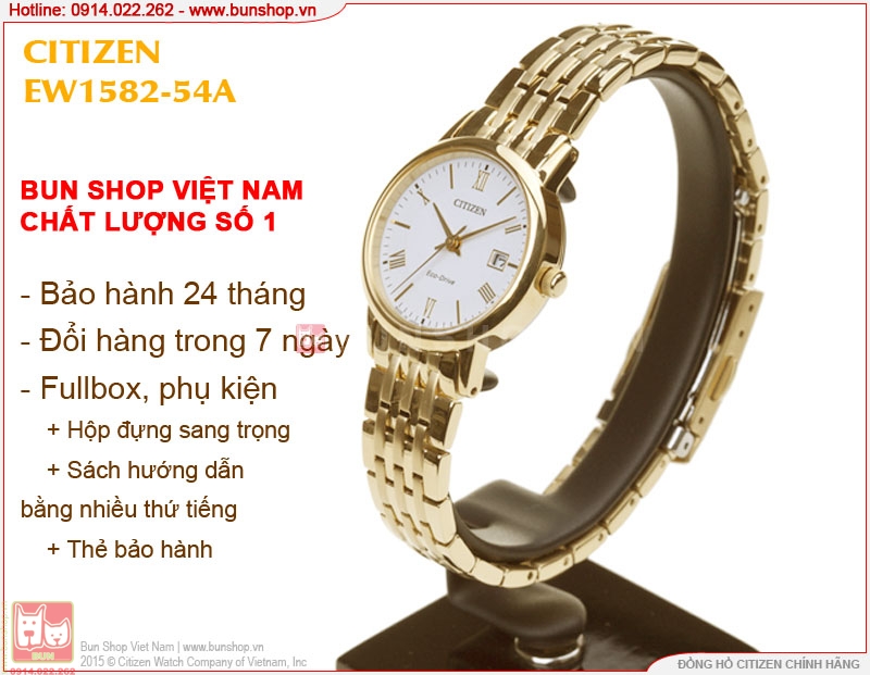 bunshop.vn|đồng hồ nữ citizen ew1582-54a