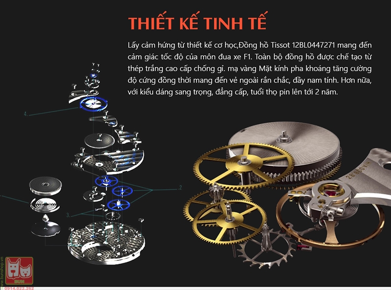 bunshop.vn|đồng hồ cơ tissot 12bl0447271-white