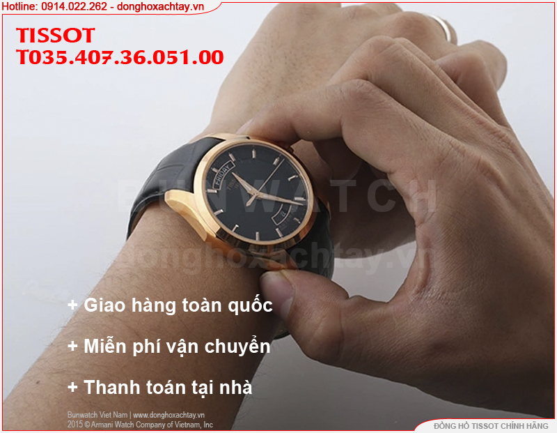 đồng hồ tissot nam t035.407.36.051.00
