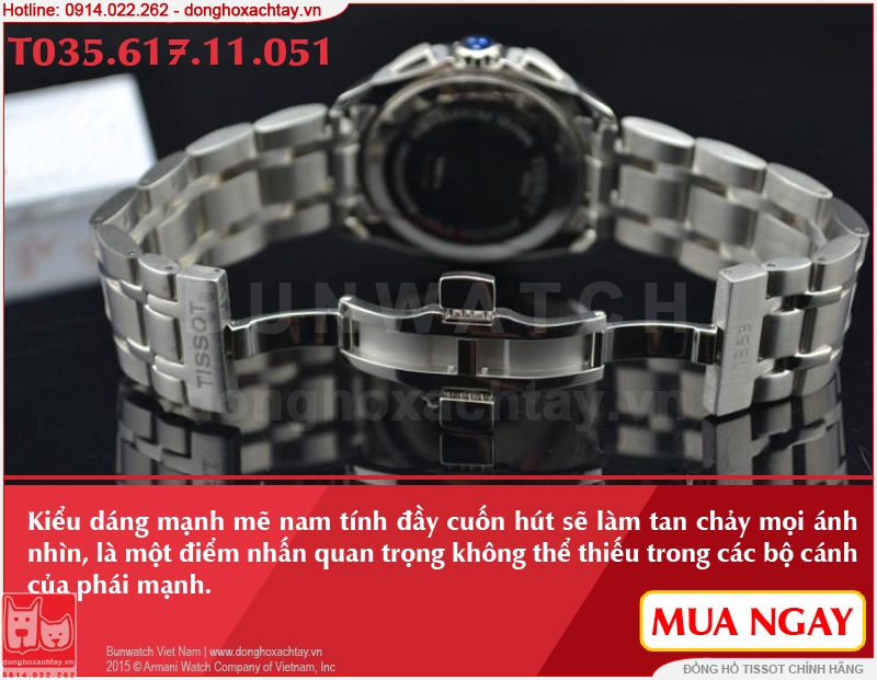 donghoxachtay.vn|đồng hồ tissot nam t035.617.11.051.00
