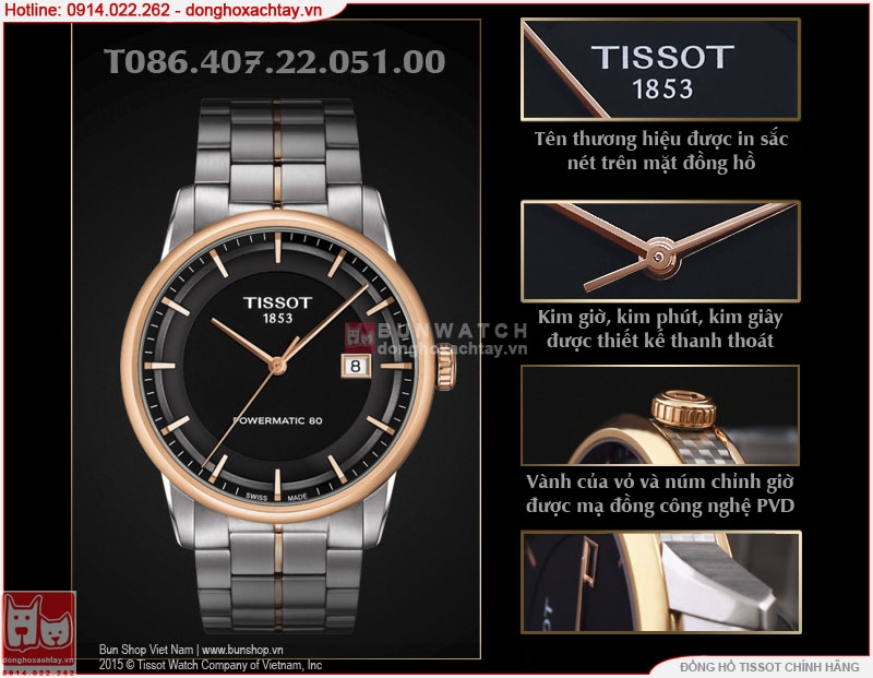 donghoxachtay.vn|đồng hồ tissot t086.407.22.051.00 chính hãng