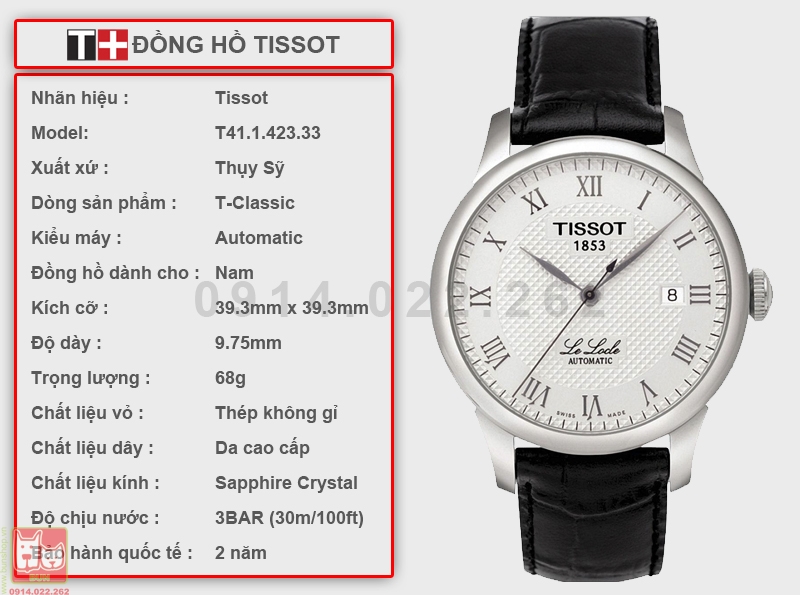 bunshop.vn|đồng hồ tissot T41.1.423.33