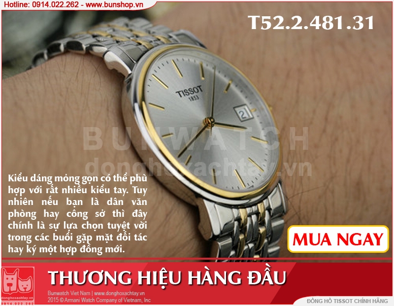 donghoxachtay.vn|đồng hồ tissot chính hãng t52.2.481.31 giá rẻ nhất
