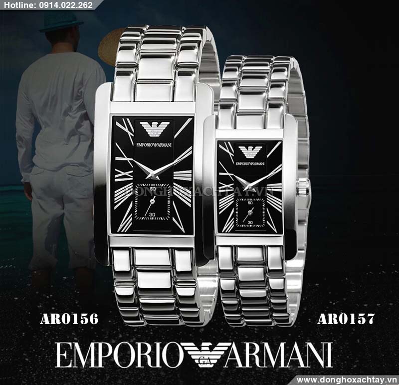 Đồng hồ đôi Armani AR0156-AR0157