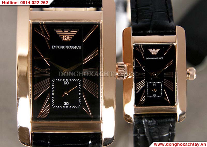 Đồng hồ đôi Armani AR0168 AR0169 chính hãng
