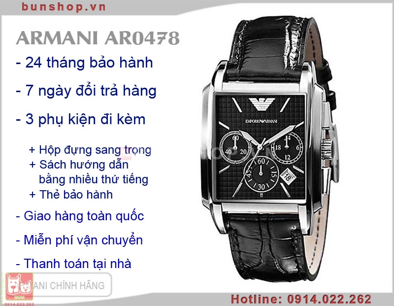 bunshop.vn|đồng hồ armani ar0478 Việt Nam