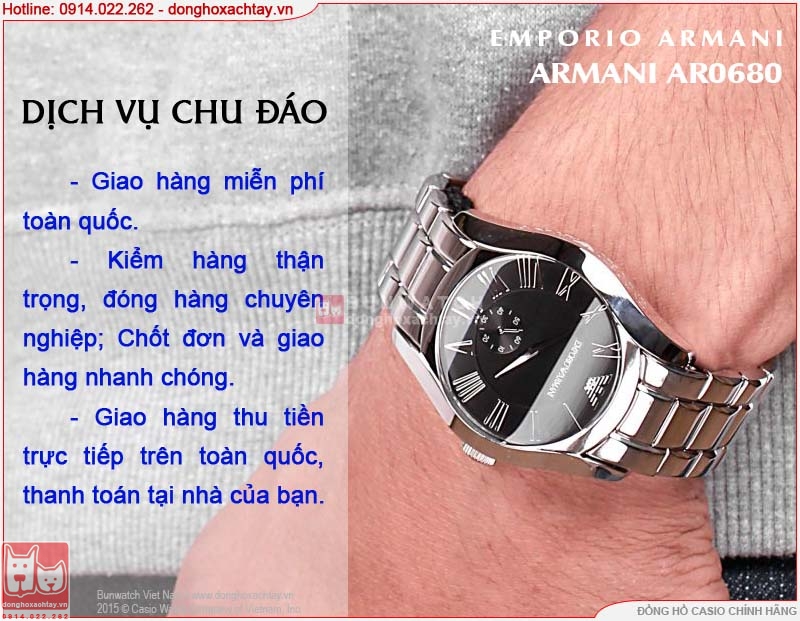 donghoxachtay.vn|đồng hồ nam armani ar0680