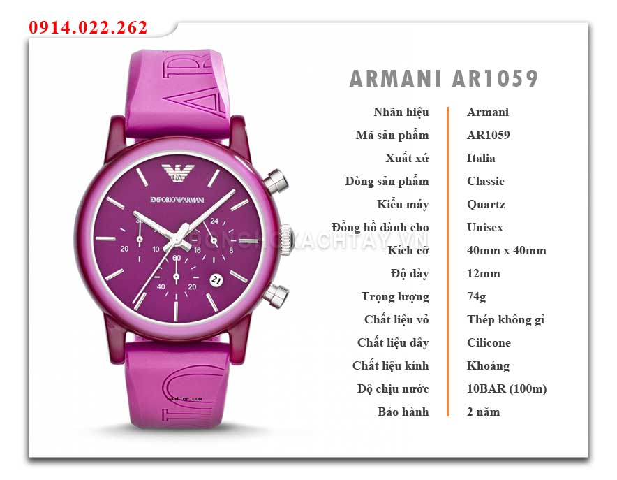 đồng hồ armani ar1059