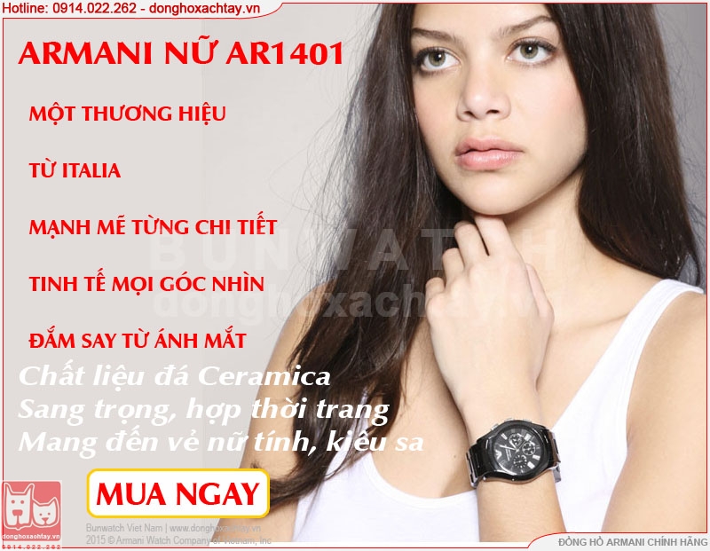 donghoxachtay.vn|đồng hồ nữ armani ar1401