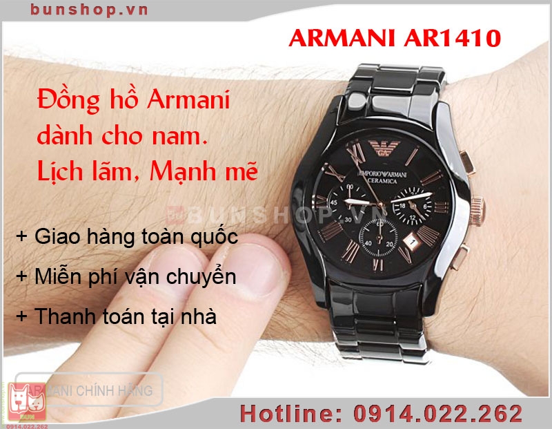 bunshop.vn|đồng hồ armani ar1410 giá rẻ