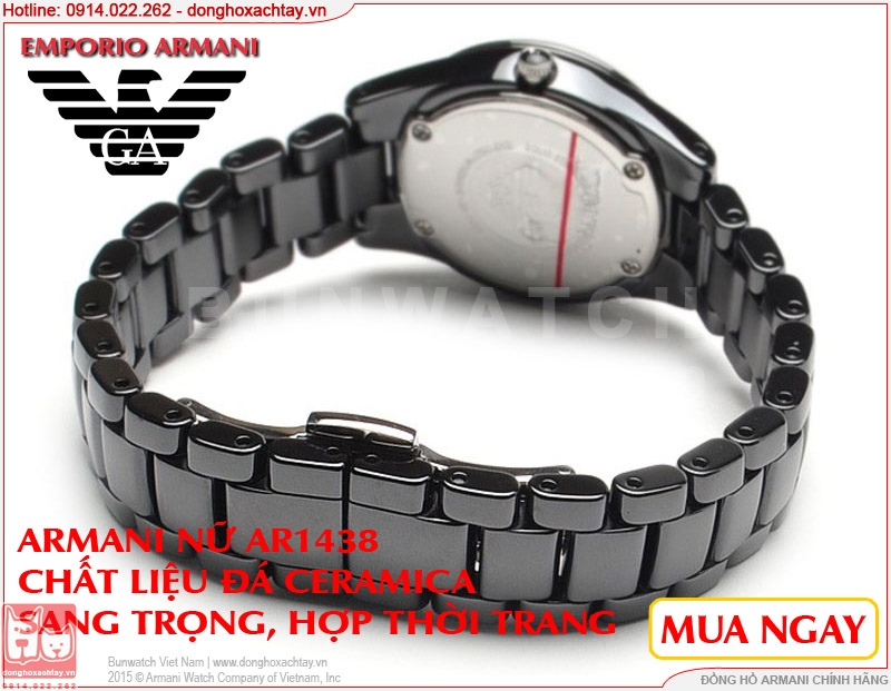 donghoxachtay.vn|đồng hồ armani chính hãng ar1438