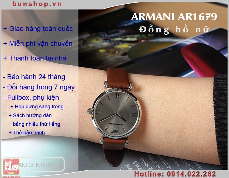 bunshop.vn|đồng hồ armani ar1679 dành cho nữ