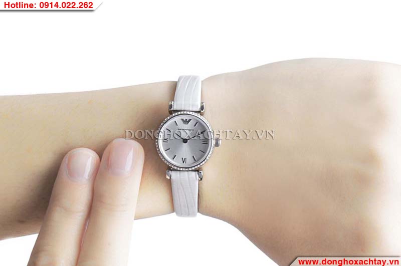đồng hồ armani dây da ar1680