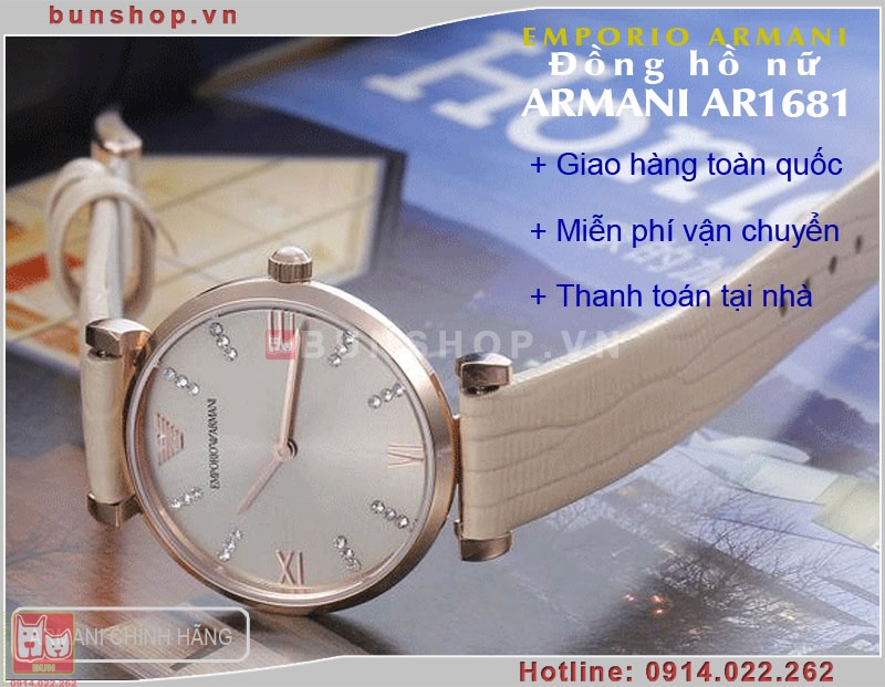 bunshop.vn|đồng hồ armani ar1681 dành cho nữ