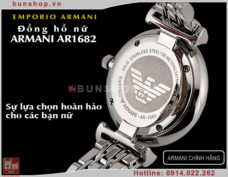 bunshop.vn|đồng hồ armani ar1682 chính hãng