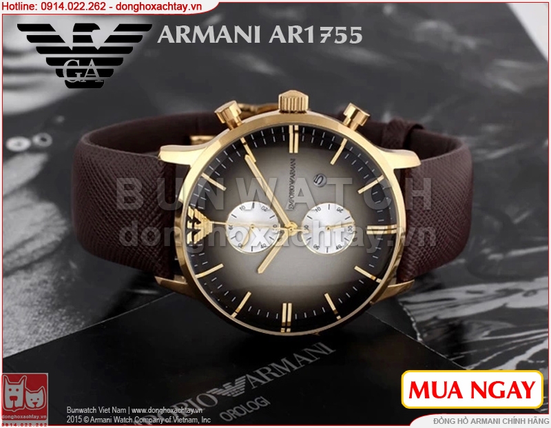 donghoxachtay.vn|đồng hồ armani chính hãng ar1755