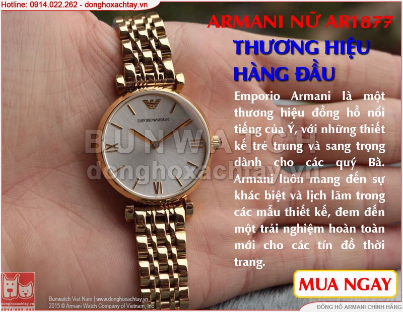 donghoxachtay.vn|đồng hồ chính hãng armani ar1877
