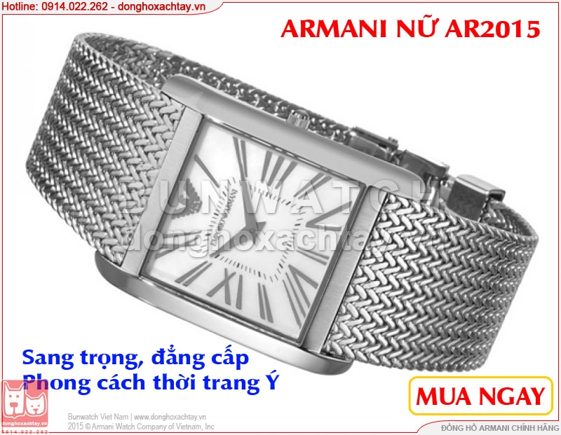 donghoxachtay.vn|đồng hồ armani nữ ar2015 giá rẻ