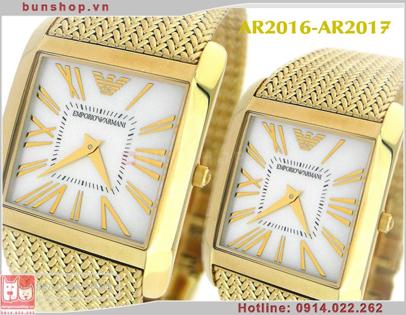 donghoxachtay.vn|đồng hồ đôi armani ar2016 ar2017