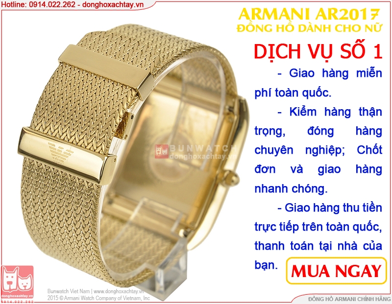 donghoxachtay.vn|đồng hồ nữ armani ar2017