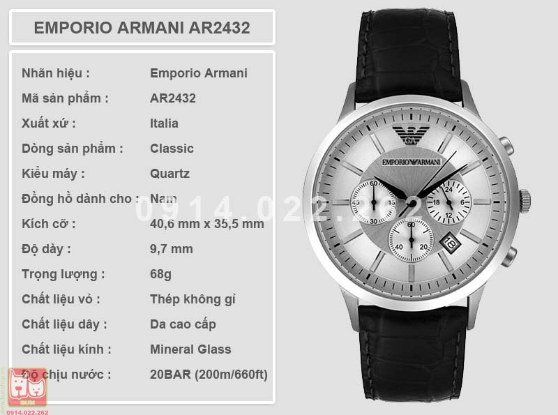 bunshop.vn|armani nam ar2432