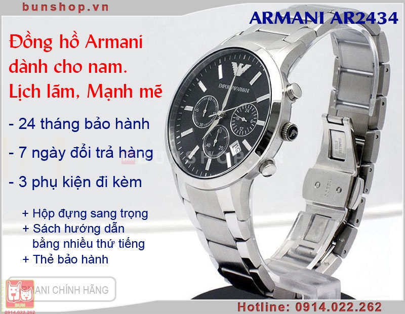 bunshop.vn|đồng hồ armani ar2434 giá rẻ