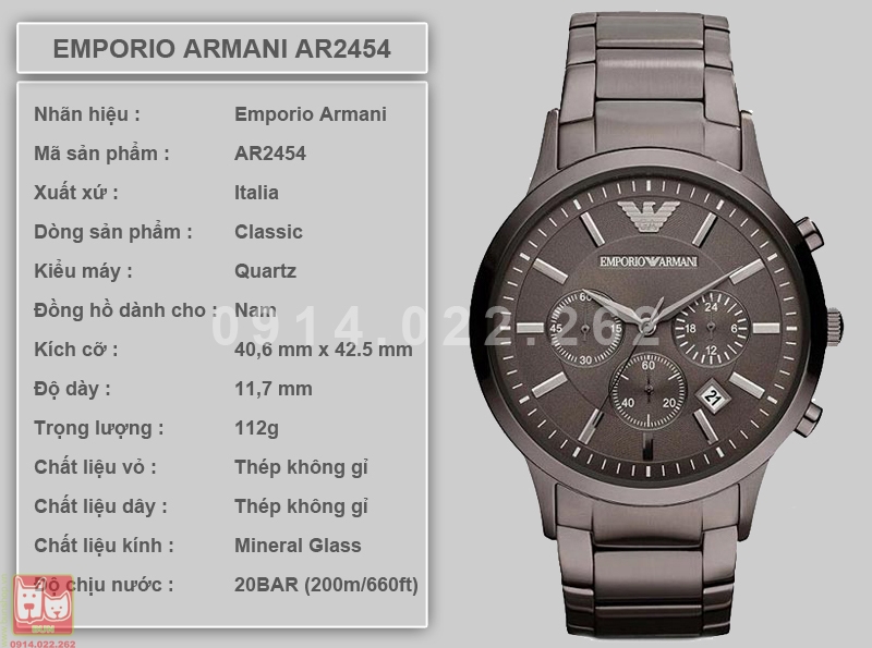 bunshop.vn|armani nam ar2454