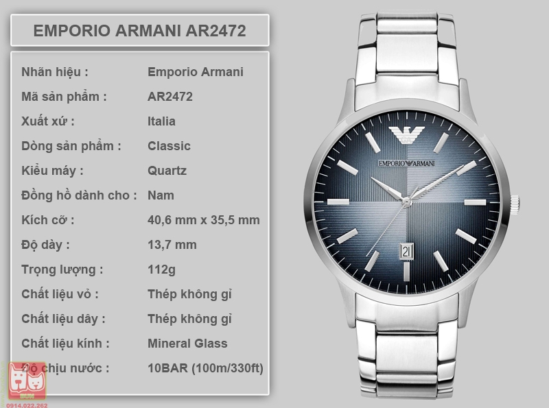 bunshop.vn|armani nam ar2472 chính hãng