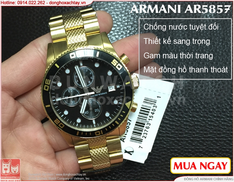 donghoxachtay.vn|đồng hồ armani nam ar5857