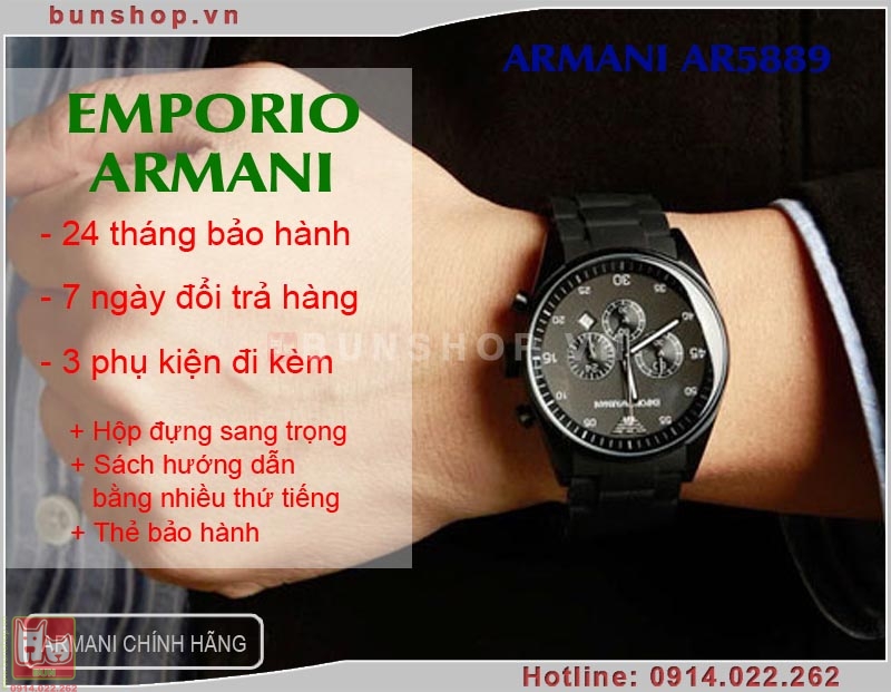 bunshop.vn|đồng hồ armani ar5889 chính hãng