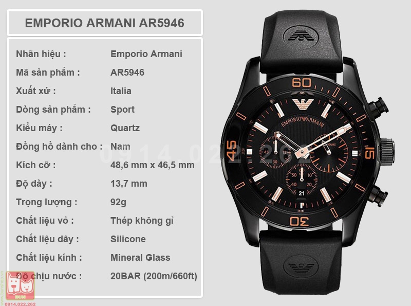 bunshop.vn|armani nam ar5946