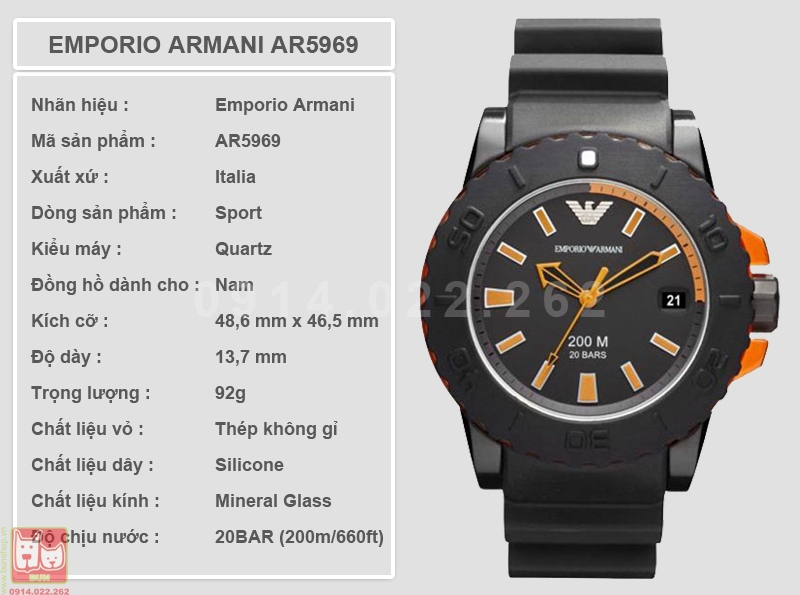 bunshop.vn|armani nam ar5969 giá rẻ