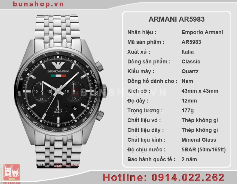 bunshop.vn|armani chính hãng ar5983