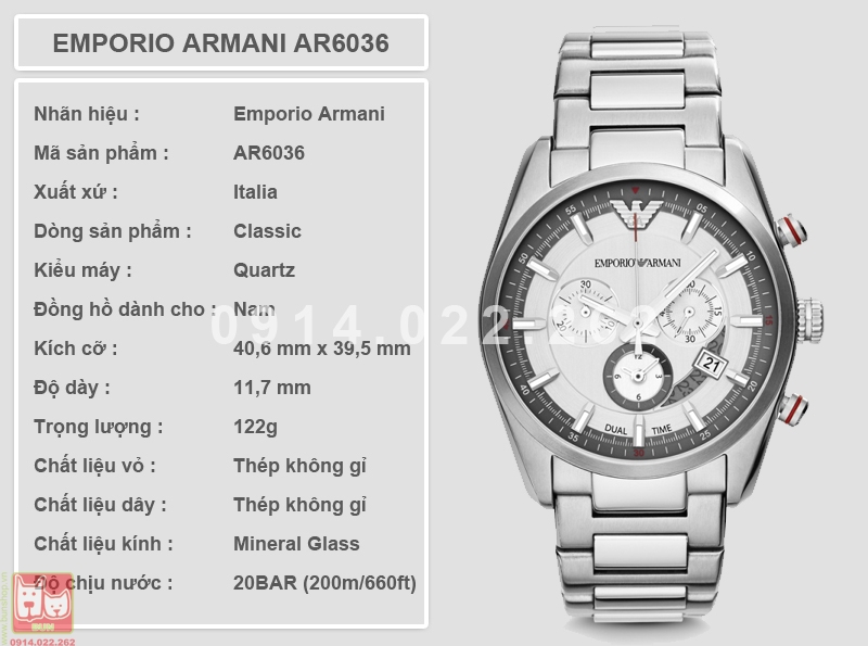 bunshop.vn|armani nam ar6036