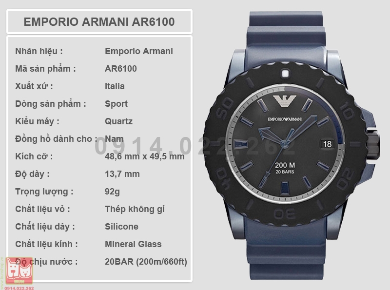 bunshop.vn|armani nam ar6100