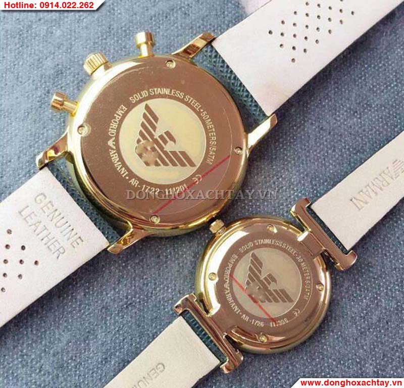 Đồng hồ cặp đôi Armani AR1722-AR1726