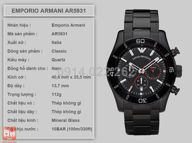 bunshop.vn|armani nam ar5931