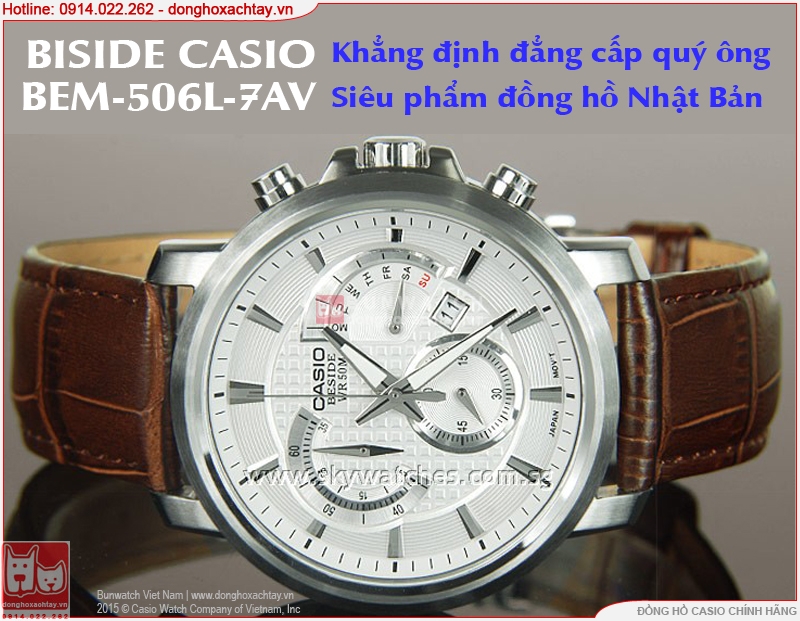 donghoxachtay.vn|đồng hồ chính hãng bem-506l-7av