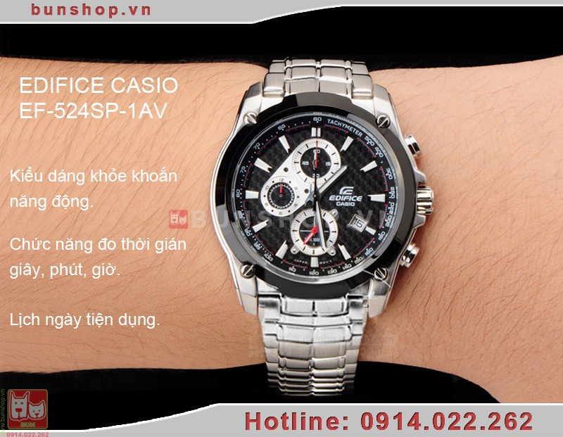 bunshop.vn|đồng hồ casio ef-524sp-1av chính hãng