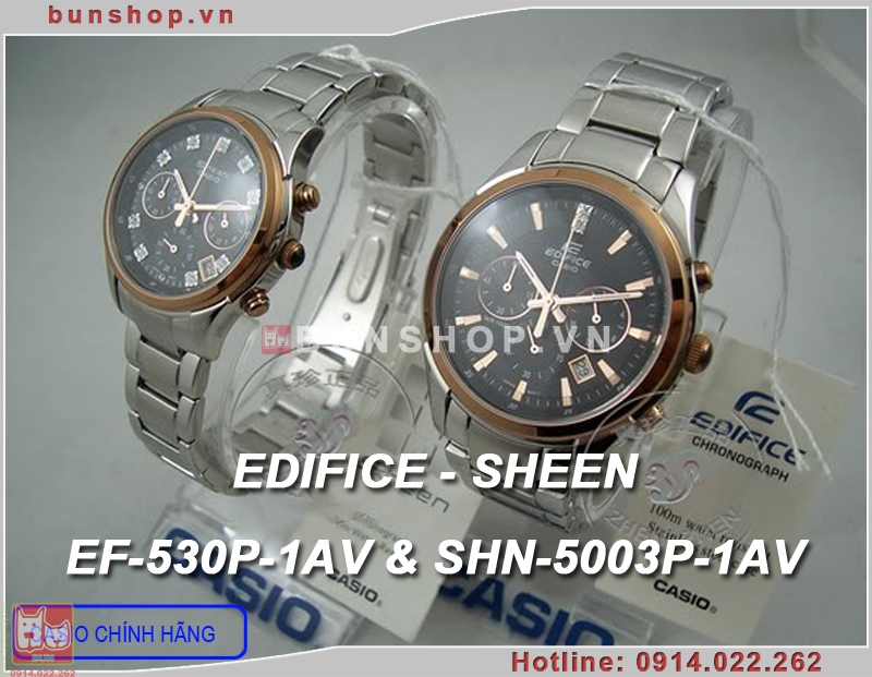 bunshop.vn|đồng hồ casio ef-530p-1av-shn-5003p-1av chính hãng