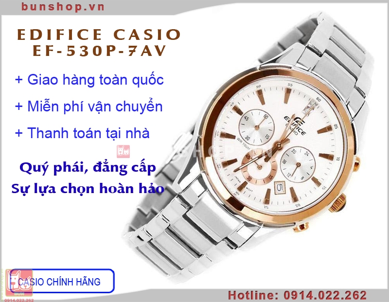 bunshop.vn|đồng hồ casio chính hãng ef-530p-7av