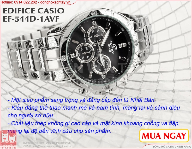 donghoxachtay.vn|đồng hồ casio ef-544d-1av