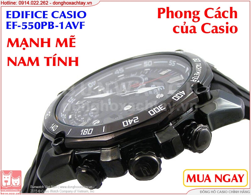 donghoxachtay.vn|casio nam ef-550pb-1av