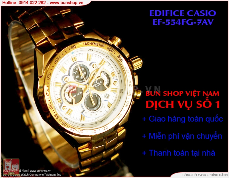 bunshop.vn|casio ef-554fg-7av chính hãng