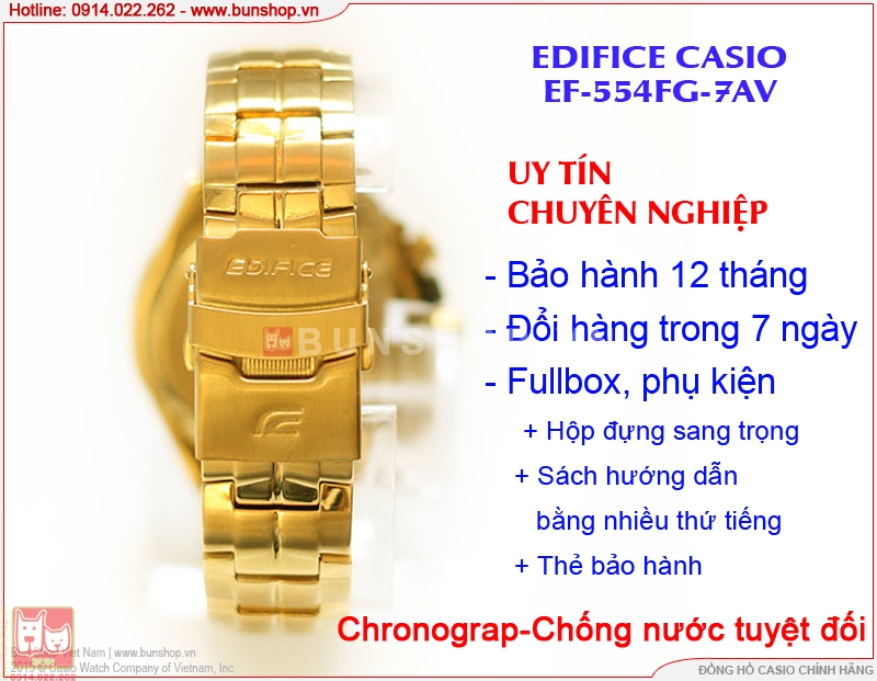bunshop.vn|casio nam ef-554fg-7av