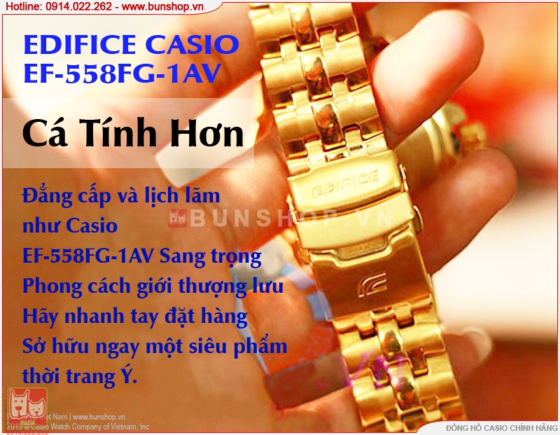 bunshop.vn|đồng hồ casio ef-558fg-1av chính hãng