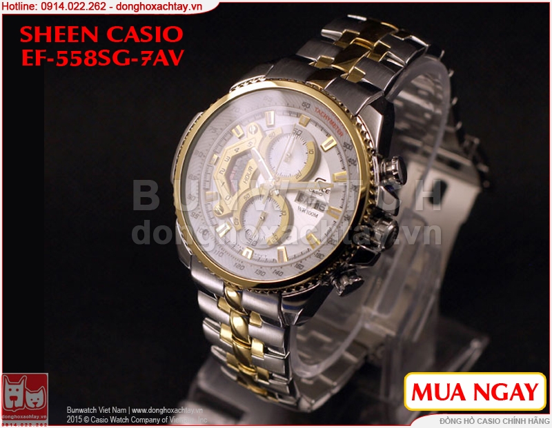 donghoxachtay.vn|đồng hồ casio ef-558sg-7av