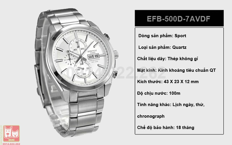 bunshop.vn|đồng hồ casio efb-500d-7av